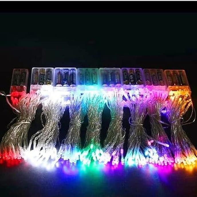 LAMPU NATAL LED BATERAI A2 4 METER | LED TUMBLR BATERAI A2 - KUNING