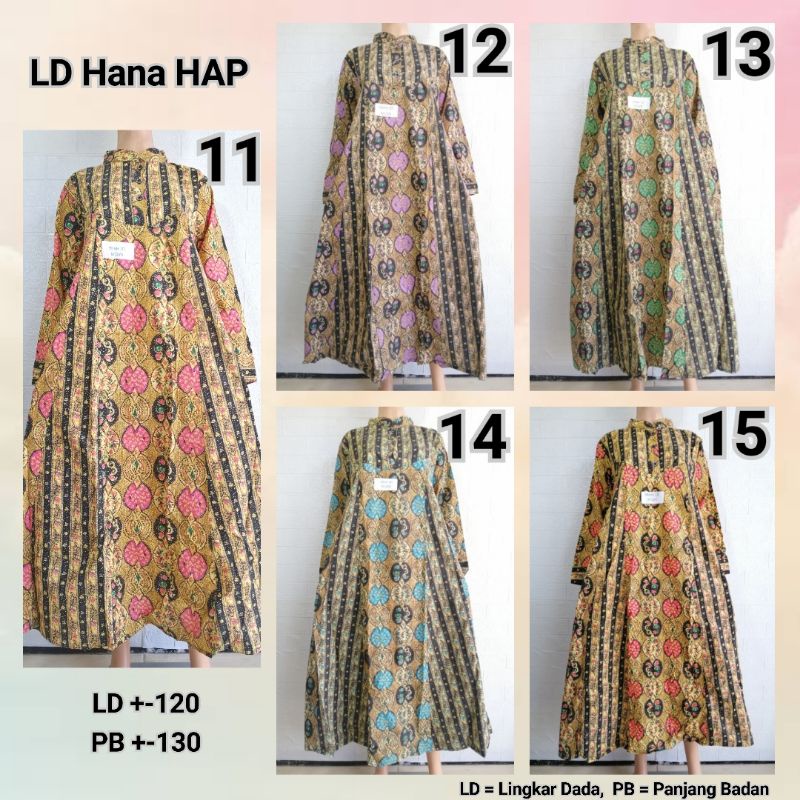 GAMIS BATIK HAP LD HANA KATUN BUSUI