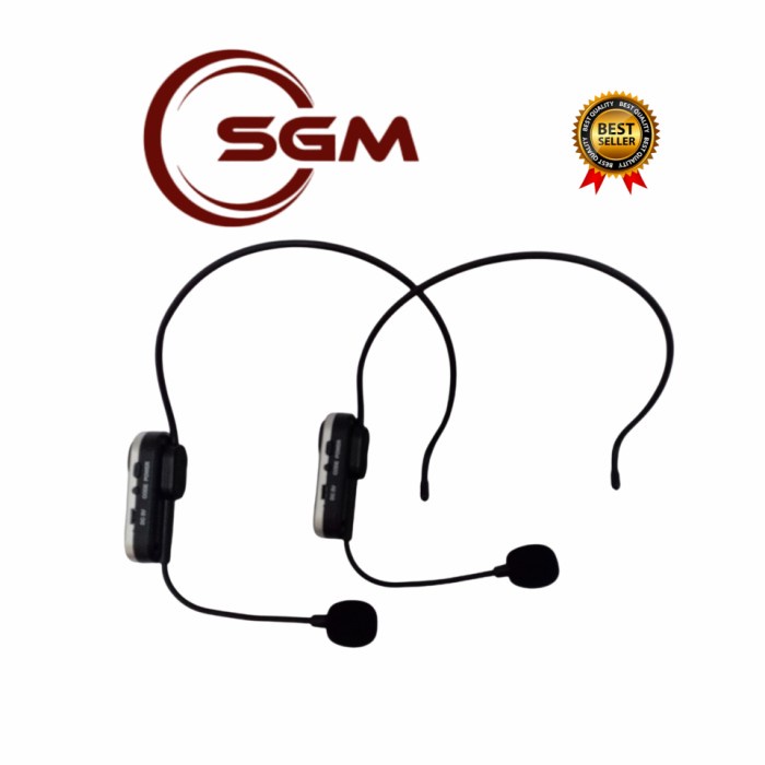 MIC MICROPHONE BANDO HEADSET BEYERMIC BM-2H 2 BANDO WIRELESS