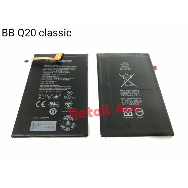Batre baterai battery blackberry bb Q20 Classic Original