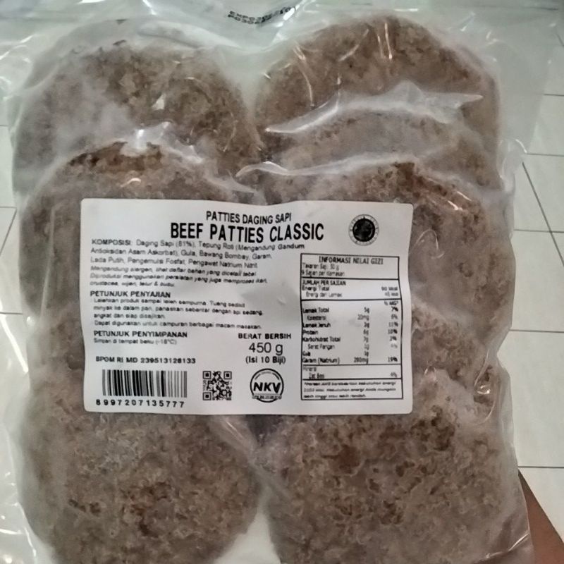 

BERNARDI BEEF PATTIES CLASSIC 10BJ