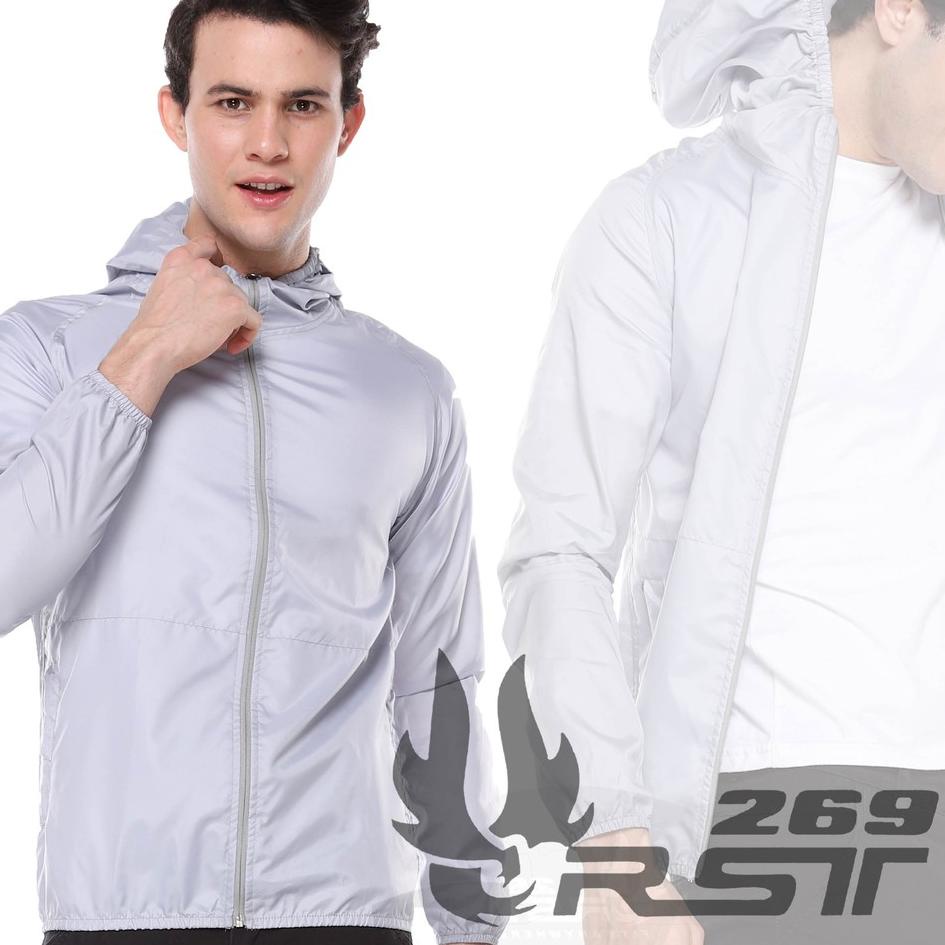 Grosir Populer Jaket Olahraga Parasut Nylon Premium Jacket Sanders Original Running Sauna Suit Sepeda - 10 Warna