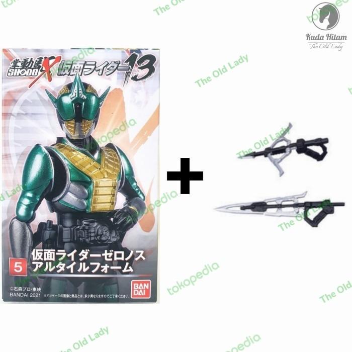 Shodo-X Kamen Rider 13 Den O Zeronos Altair Form + Weapon Parts