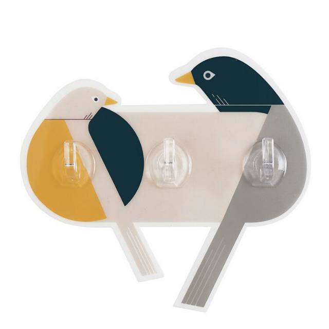 UNNISO - Coophook Sticker Motif Bird / Gantungan Tempel Coophook