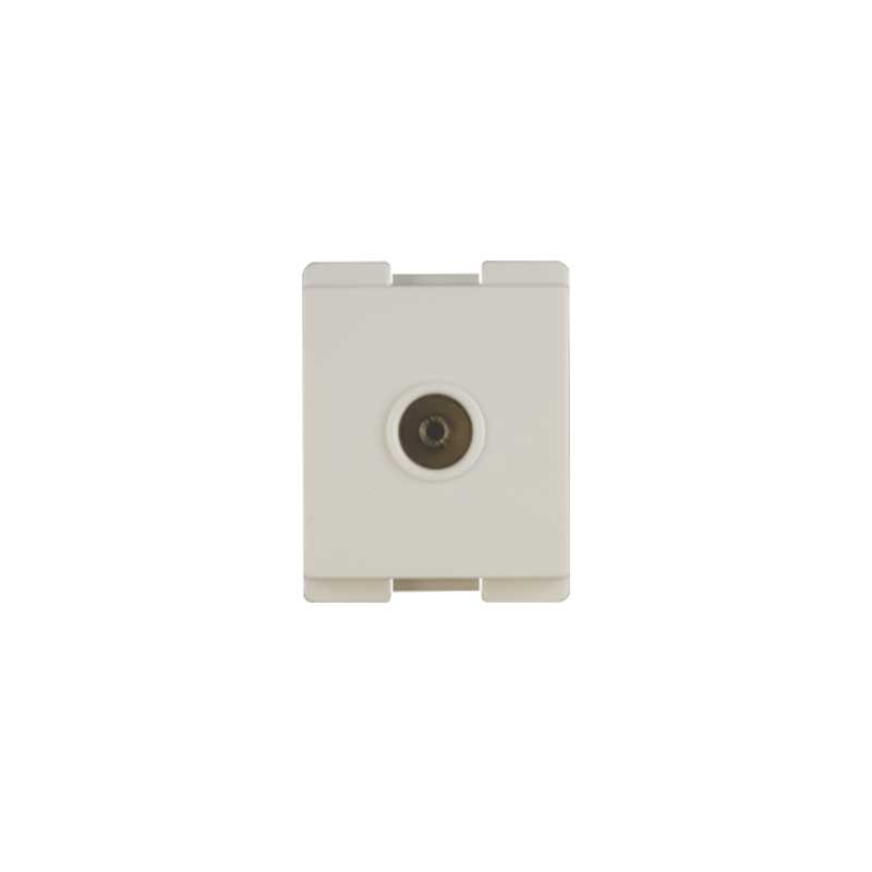 CASA 118 K5TV - White 1/2 Device TV Socket Module NERO