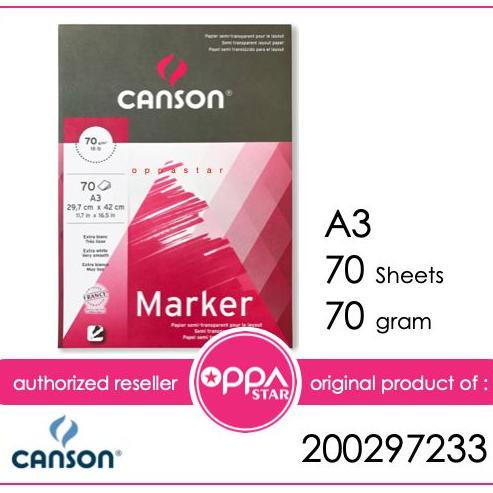 

Canson Marker Layout pad A3 200297233 - Kertas Gambar Sktesa