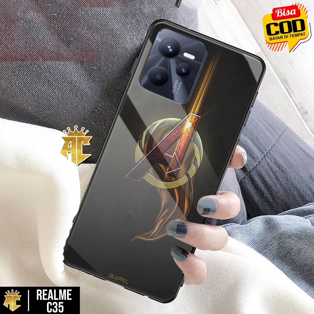 Case REALME C35 - Casing REALME C35 - Terbaru 2021 AERO CASE [ MOTIF AVG] Silikon REALME C35  -  Cas