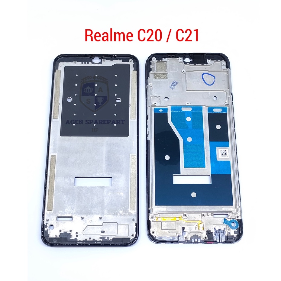 FRAME LCD - TULANG LCD - TATAKAN LCD REALME C20 - REALME C21