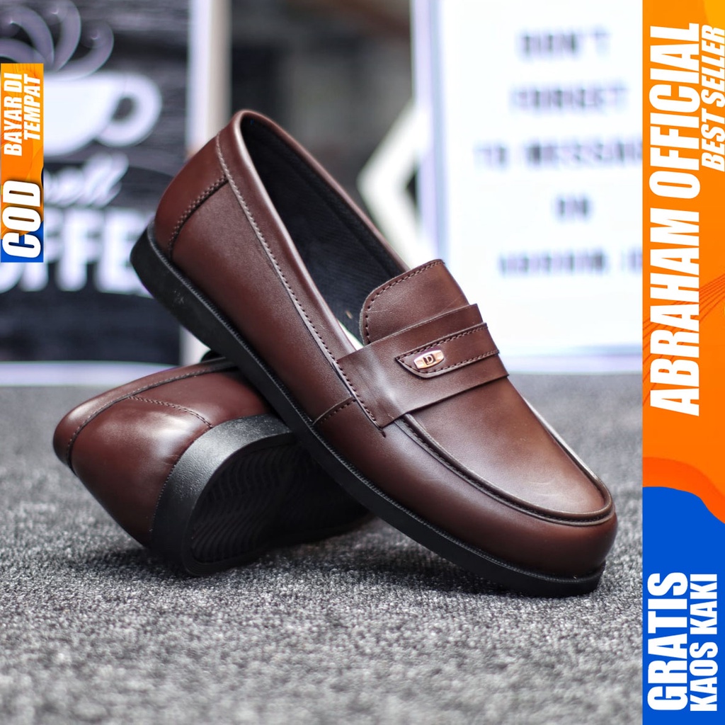 Abraham Dts - Sepatu Formal Pria Casual Pantofel