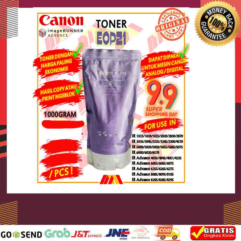 

TONER EOP 21 MESIN FOTOCOPY CANON IR 5000 / 5020 IRA 4035 / 6075