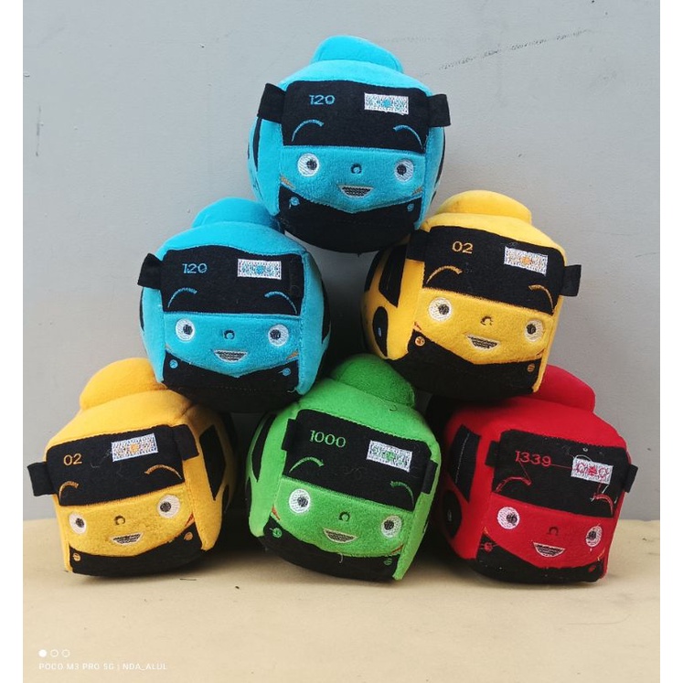 Boneka bus Tayo size s ukuran 20cm