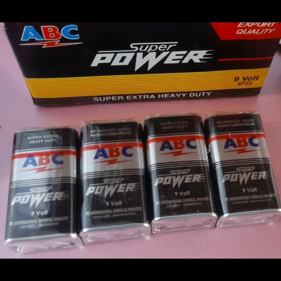 Baterai ABC Super Power 9V / Battery ABC Super Power 9V
