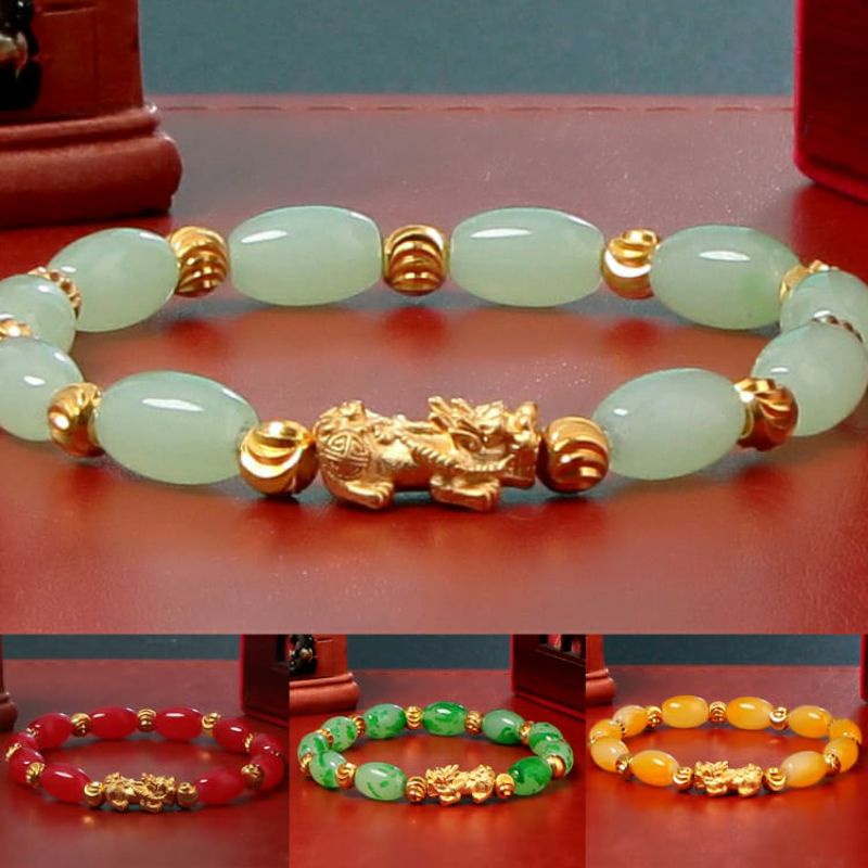Gelang Wanita Pixiu Naga Jade Pixiu Bracelet