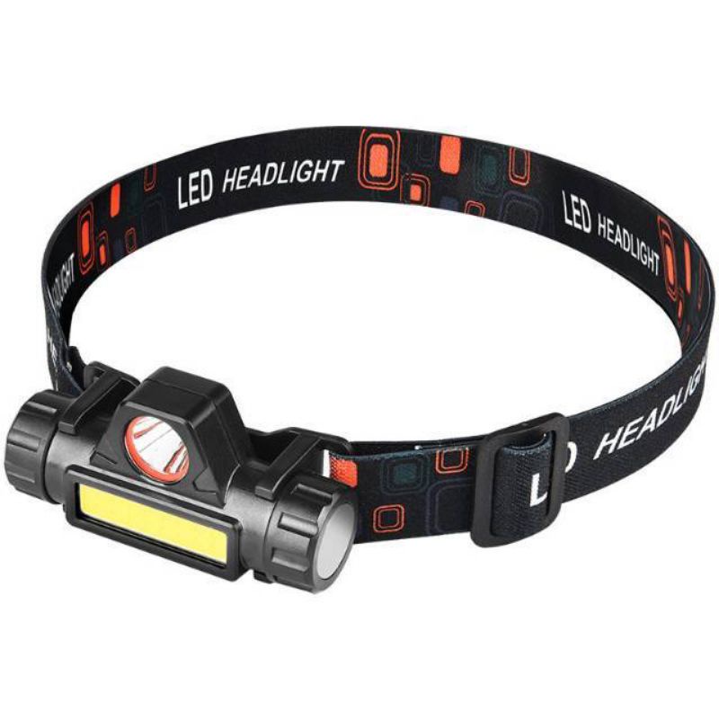 Senter Kepala LED - Headlamp 2 in 1