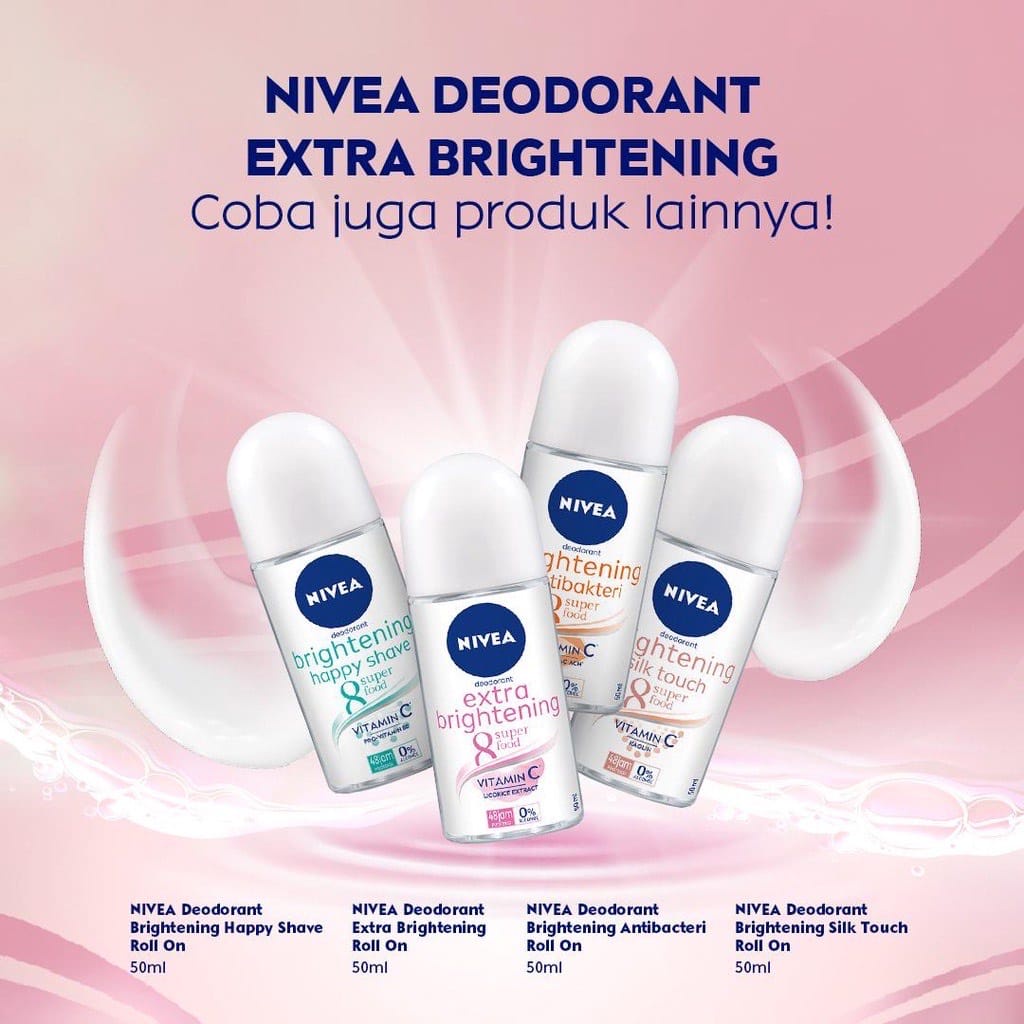 NIVEA DEODORANT ROLL ON WOMAN MAN 25 ML