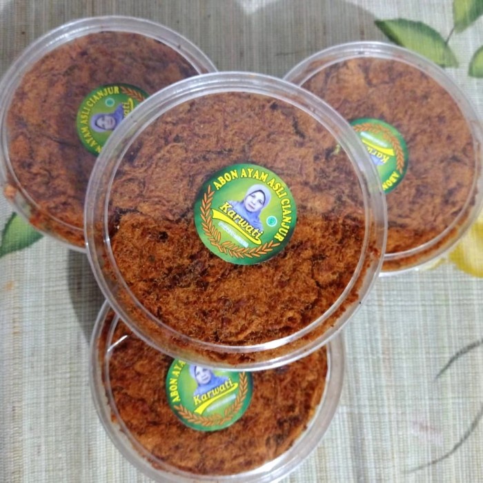 

Abon ayam karwati toples nastar - Extra Pedas