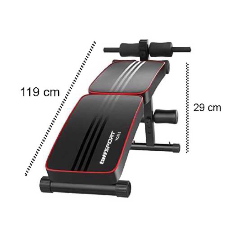 1 Set kursi Bantalan Fitnes Bench Press Abdominal Muscle Fodable YC-103