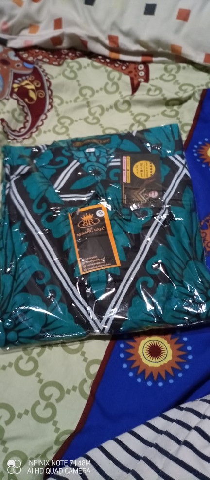 Benang Raja Kemeja Batik Pria Hem Lengan Pendek Ukuran Jumbo 2xl 3xl 4xl 5xl
