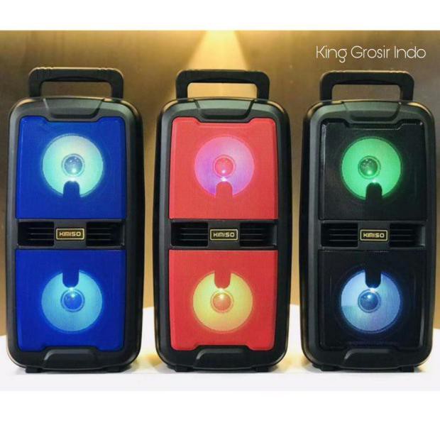 BIGSALE Promo Speaker Bluetooth LED KIMISO 6685 Plus Mic Wireless Speaker