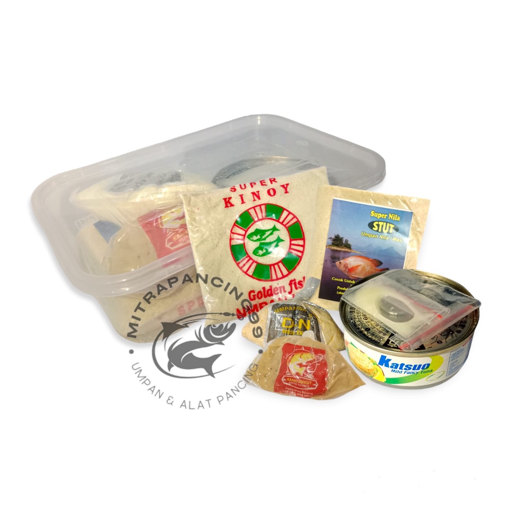 Paket Mantap Umpan Siap Mancing - Umpan Pancing Ikan Siap Pakai