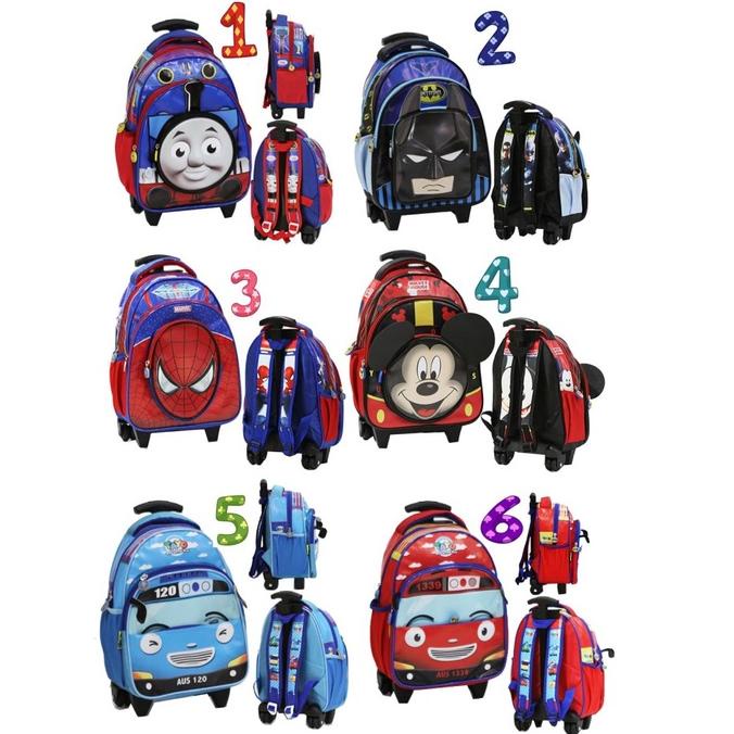 Tas Sekolah Anak Laki Laki SD TAS ANAK Tayo Kartun Koper Anak Laki Laki  Elsa   tas sekolah anak TK 