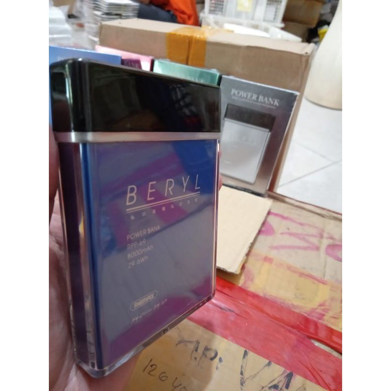 POWER BANK REMAX ORIGINAL 100% 8000mah 2usb BERYL