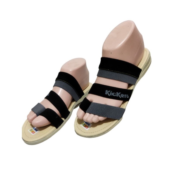 sandal kickers wanita jepit jempol/ sandal wanita kickers jepit karet