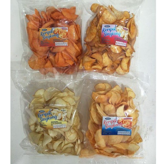 

DENN'S Keripik Singkong / Kripik Ubi Kayu / Makanan Ringan / Oleh oleh Khas Pontianak Kalimantan Barat