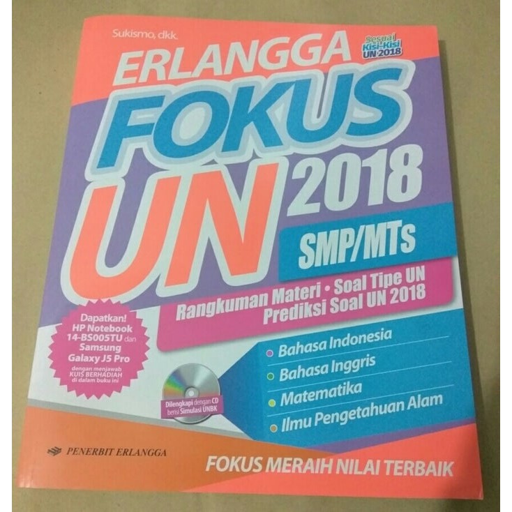 Erlangga Fokus Un 2018 Untuk Smp Mts Shopee Indonesia