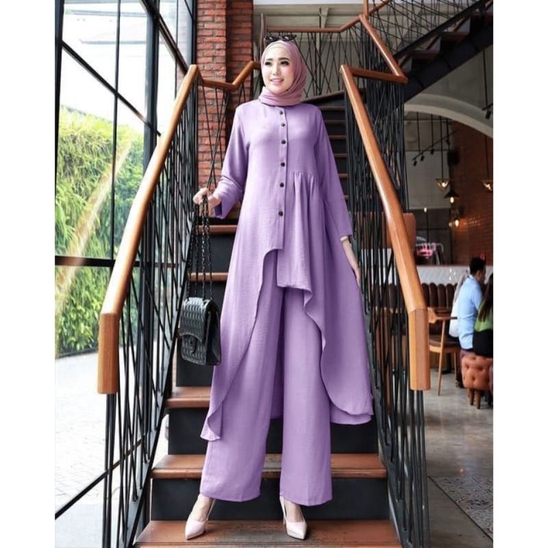 Rayon One Set Long Tunik