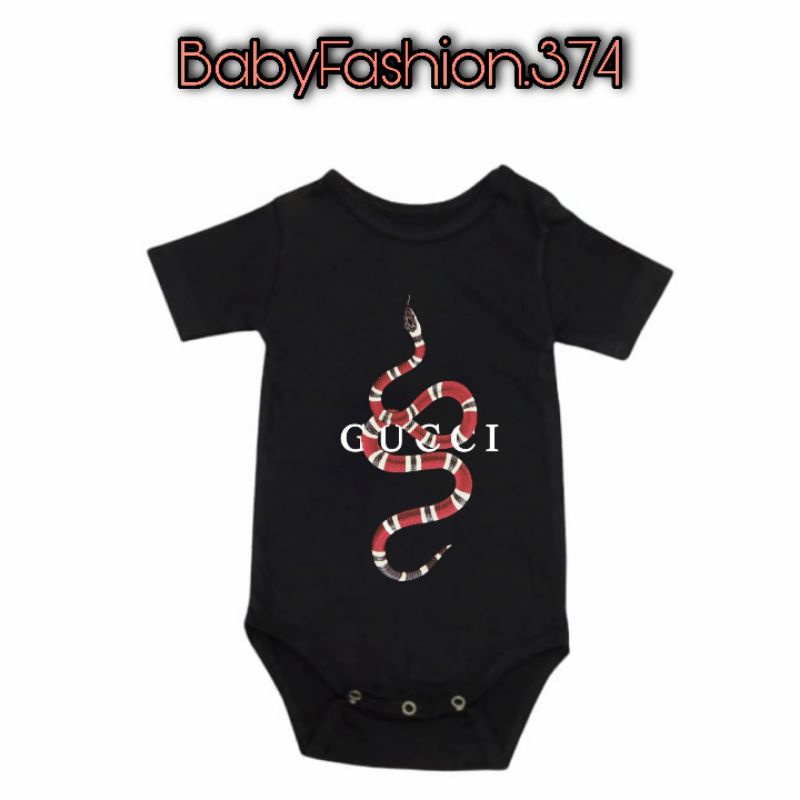 Baby JUMPER GUCCI / ROMPER RUMPER / Kaos Baju Anak bayi pria Bodysuit wanita USIA 0-12 BULAN