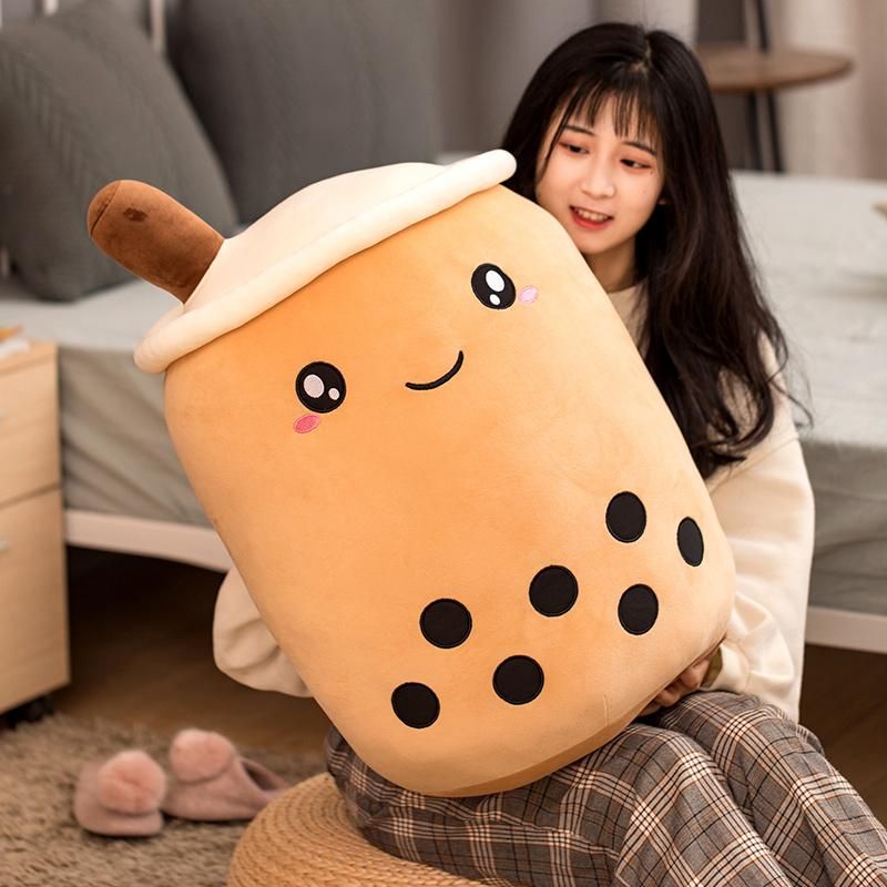 Boneka boba jumbo milk tea murah lembut empuk Boneka kualitas import standar SNI Lucu Dan imut segede galon air