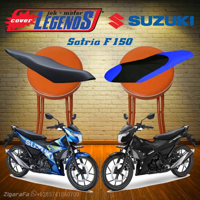 Cover Jok SATRIA F150 Anti Air / Sarung Mantel Jok Aksesoris Motor FU