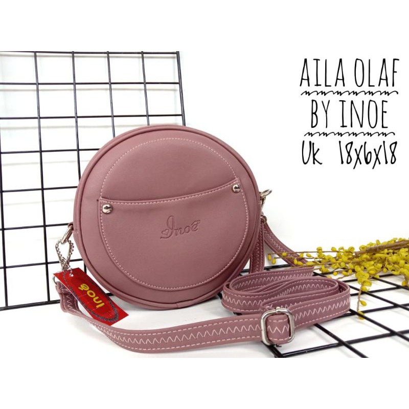 tas selempang bulat aila Olaf by inoe
