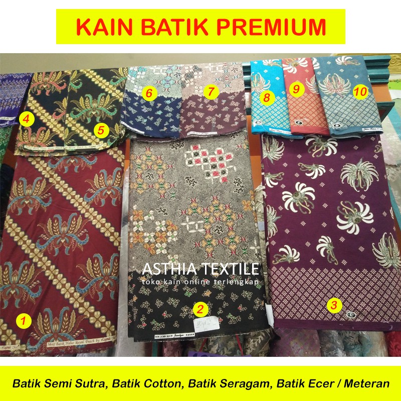 Kain Batik Keris Semi Sutra Elegan Dan Halus Shopee Indonesia