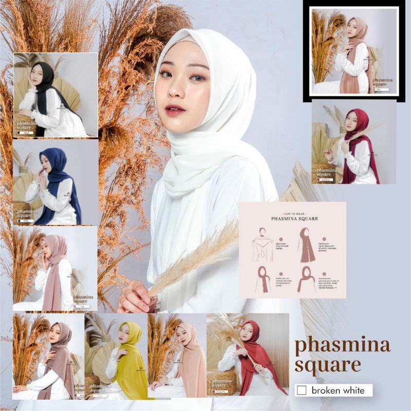 KHAIRA (PASHMINA SQUARE) / PASHMINA CERUTY / PASHMINA ANTEM / PASHMINA ANTI TEMBEM