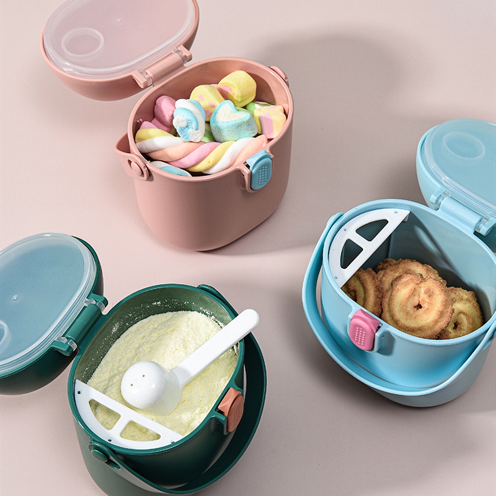 Halobaby Tempat Kotak Susu Bubuk Bayi / Container Susu / Kontainer Wadah Makanan Anti Tumpah