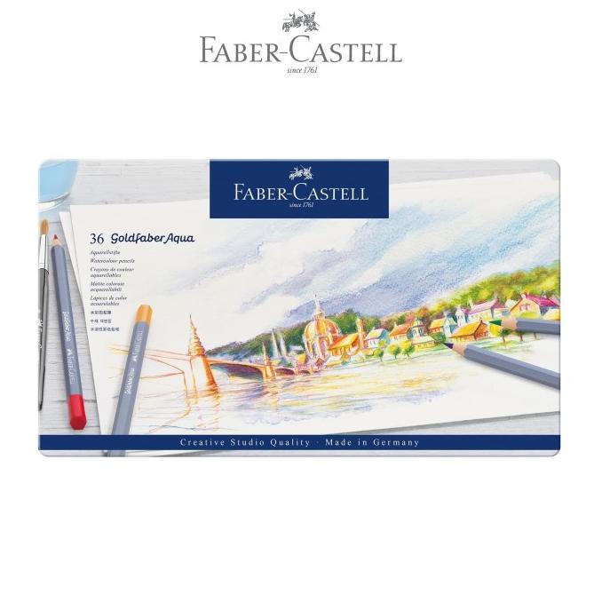 

Faber-Castell Creative Studio Gold Fabber Pencil AquaTin of 36