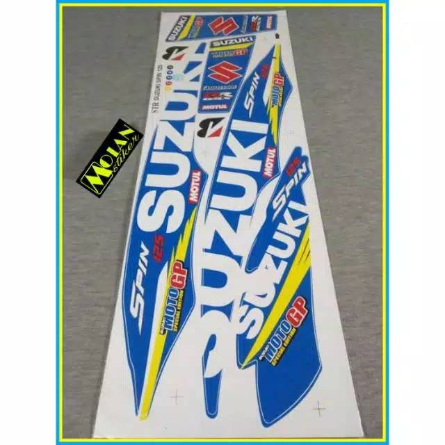 Sticker / Striping Variasi GP Suzuki Spin 125