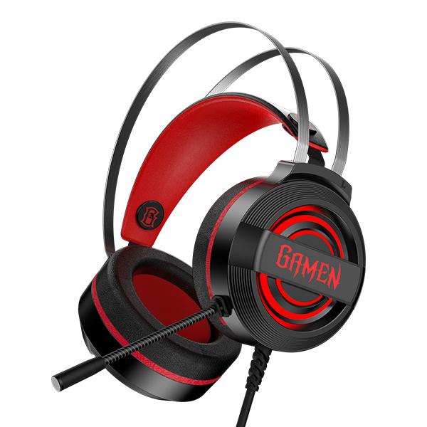 PROMO GAMEN GH1000 Gaming headset Head Beam Virtual Surround Black-Garansi 1 Tahun