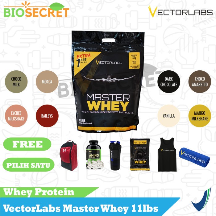 

VectorLabs Master Whey 11 LBS / 11lbs / 4,98kg 142 Servings - Choco Amaretto Suplemen Gold Pro Whey Fitness Pembakar Lemak Protein Bpom Vitamin Fitness Obat Pembentuk Otot Pria G6F8E6K7H0 Platinum Penggemuk Tanpa Olahraga Penambah Berat Badan Tubuh Susu F