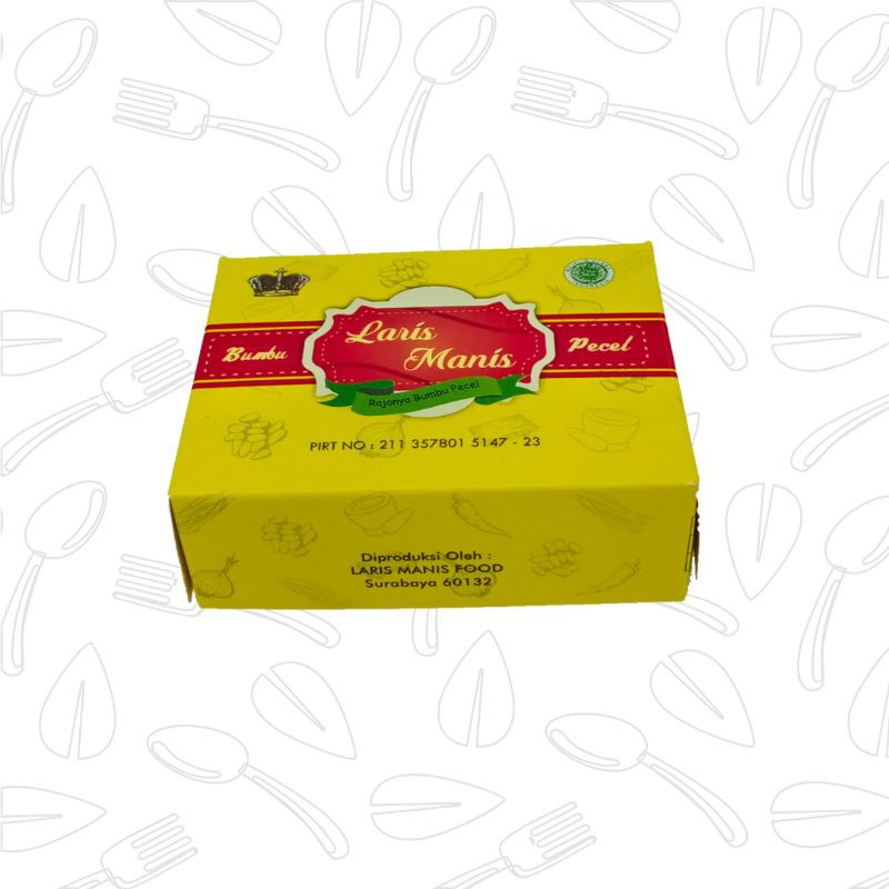 

Bumbu pecel LARIS MANIS 250g (menggunakan box)