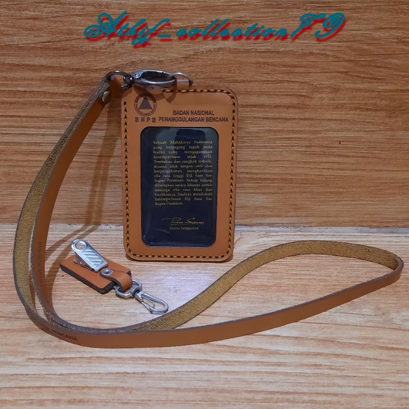 

Tempat Id Card Kulit Asli BNPB Gantungan ID Card Kulit BNPB