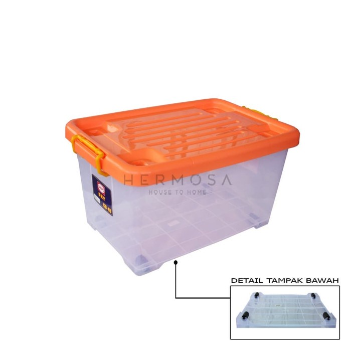 

Shinpo 111 Cb 45 Container Sky Box Plastik 45 Liter Dengan Roda Cb45 Promo