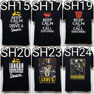  KAOS  SPANDEK HITAM SIZE M COWOK GROSIR LUSINAN HARGA  