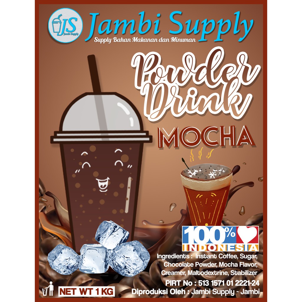 

POWDER DRINK MOCHACCINO MINUMAN BUBUK RASA MOCHACCINO 1KG