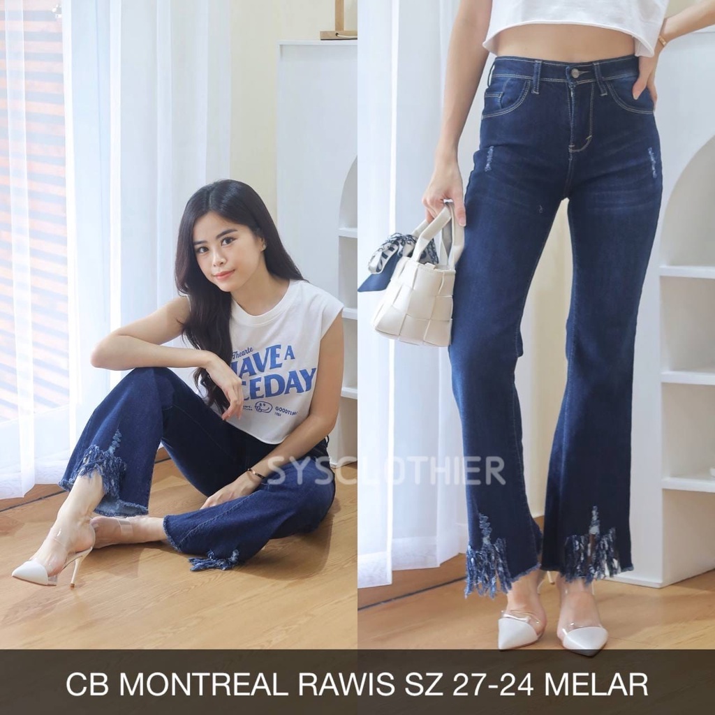 CELANA JEANS WANITA CUTBRAY MONTREAL RAWIS-SYSCLOTHIER