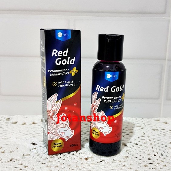 SG FISH RED GOLD Permanganat Kalikus plus Obat PK Vitamin Ikan Hias