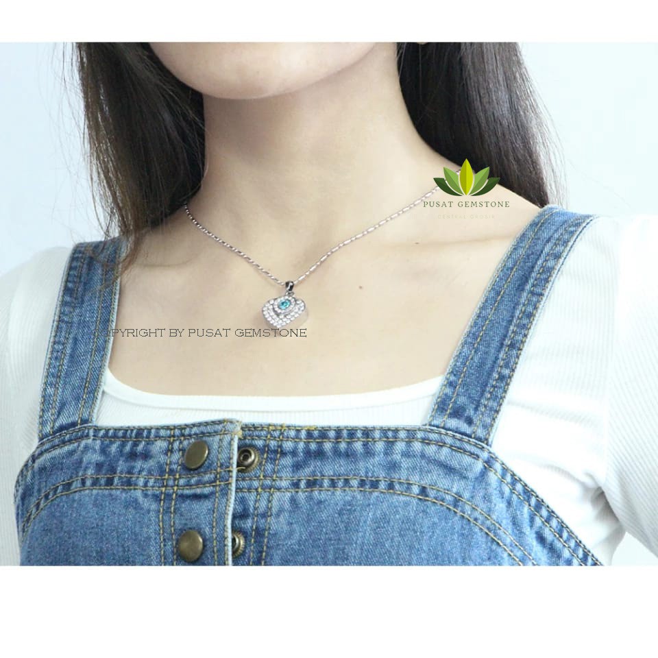 Kalung Kesehatan Quantum Pendant Motif Mutiara Love