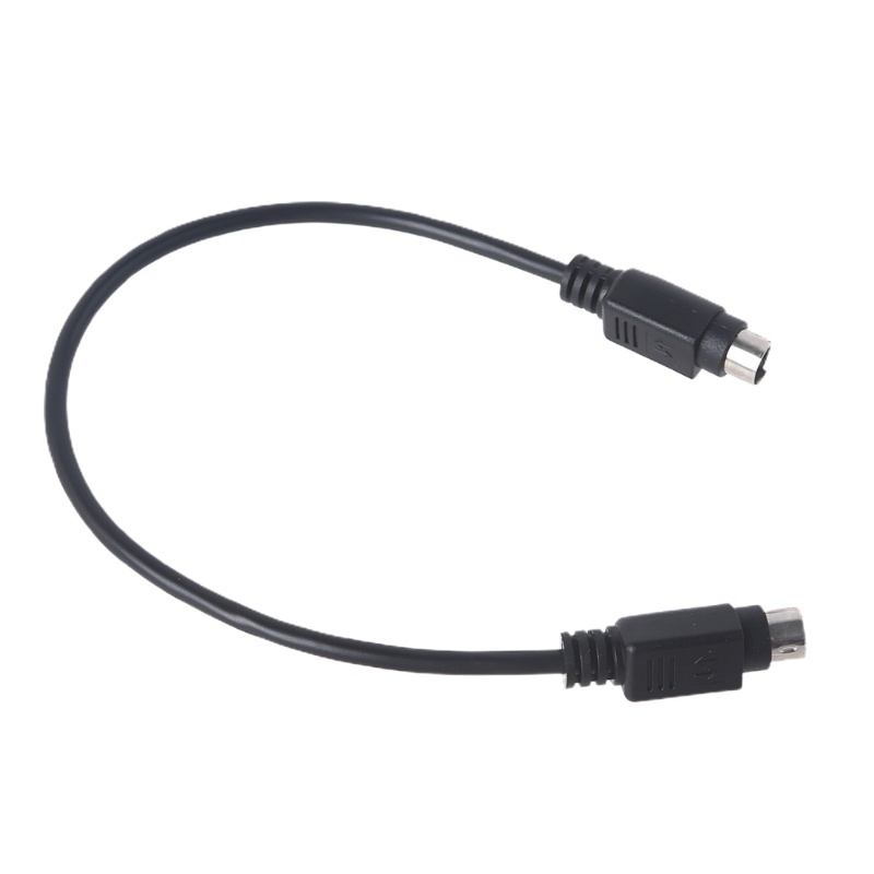 Vivi Kabel Keyboard / Mouse Mini PS / 2 6 Pin Male to Male M / M Panjang 1ft / 11.81 &quot;Untuk PC Mac Linux